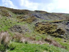 Quarry at head of Nant Carn, Cwmcarn, April 2009